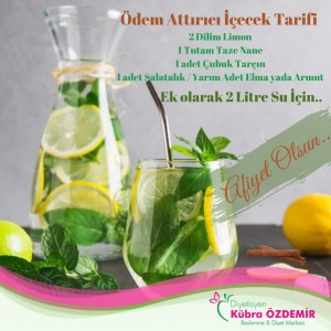 Ödem Attırıcı İçecek Tarifi